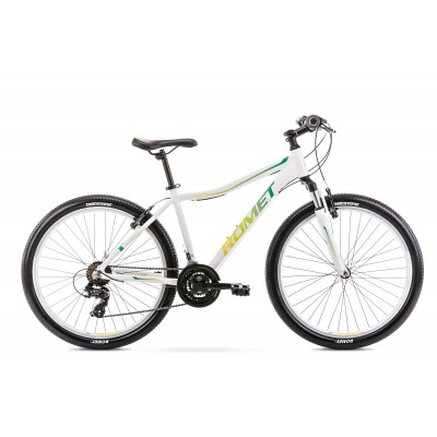 Horský bicykel Romet Jolene 26" R6.0 bielo-zelený hliníkový 17" 